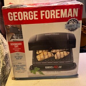 George Foreman Grill with Removable Plates
